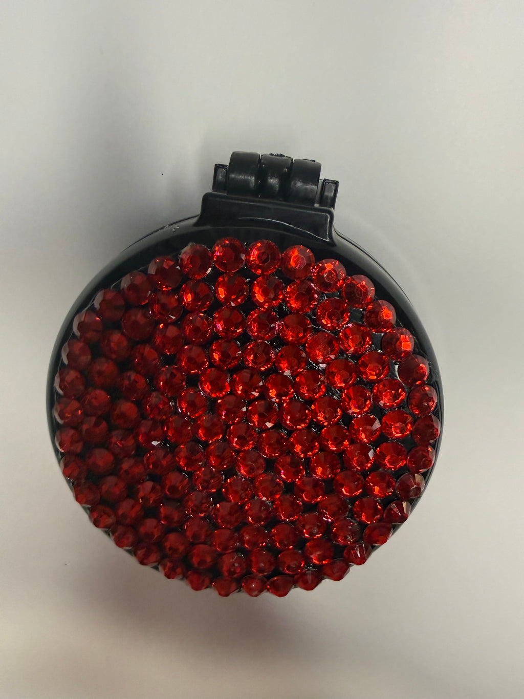 Pocket Mirror Brush - Blood Red