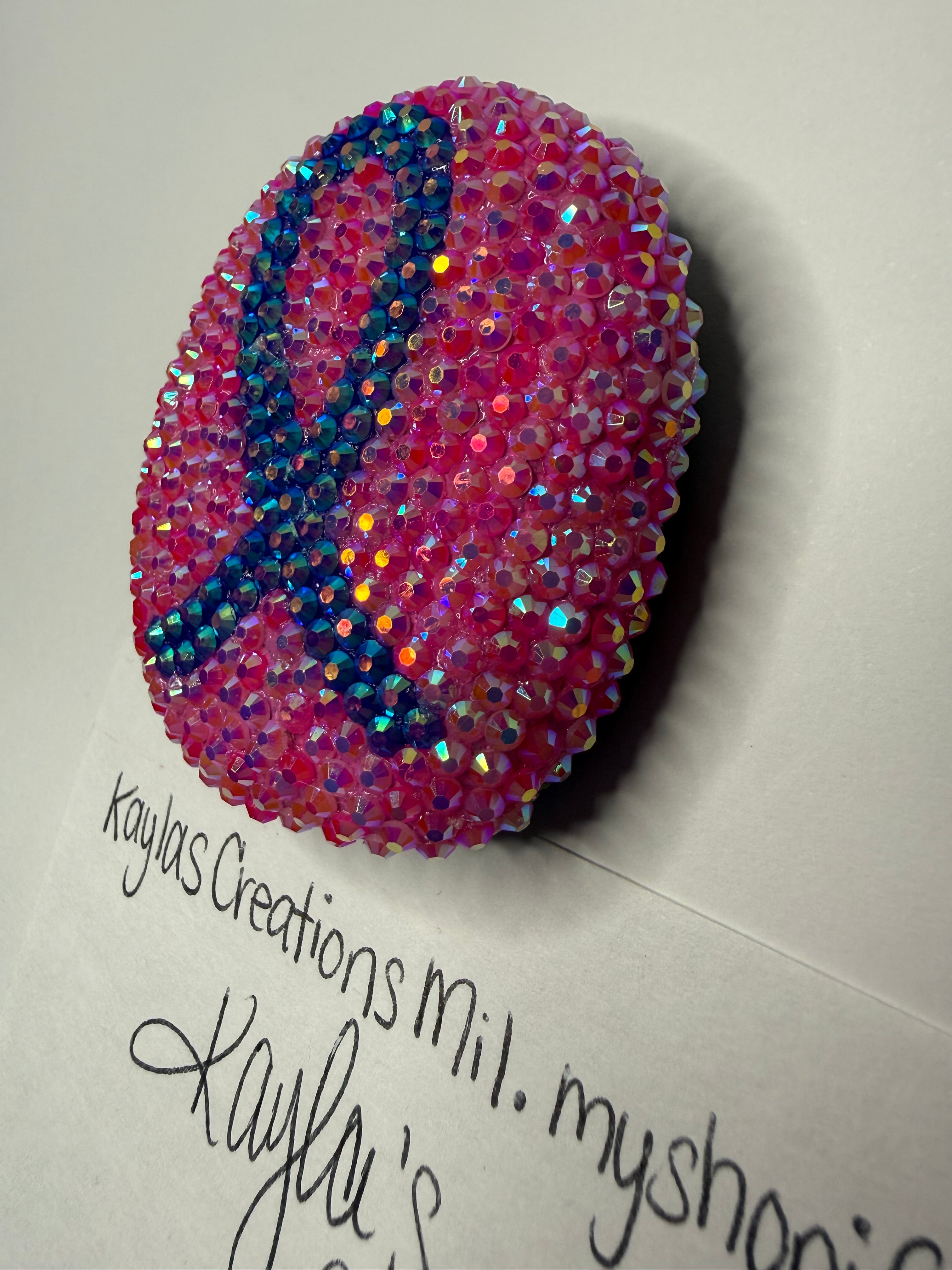 Breast Cancer Ribbon - Rock