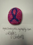 Breast Cancer Ribbon - Rock
