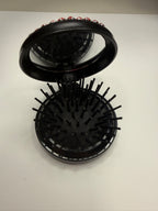 Pocket Mirror Brush - Blood Red