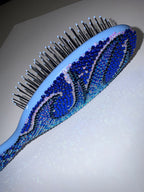 Hairbrush - Dazzled Blue Waves