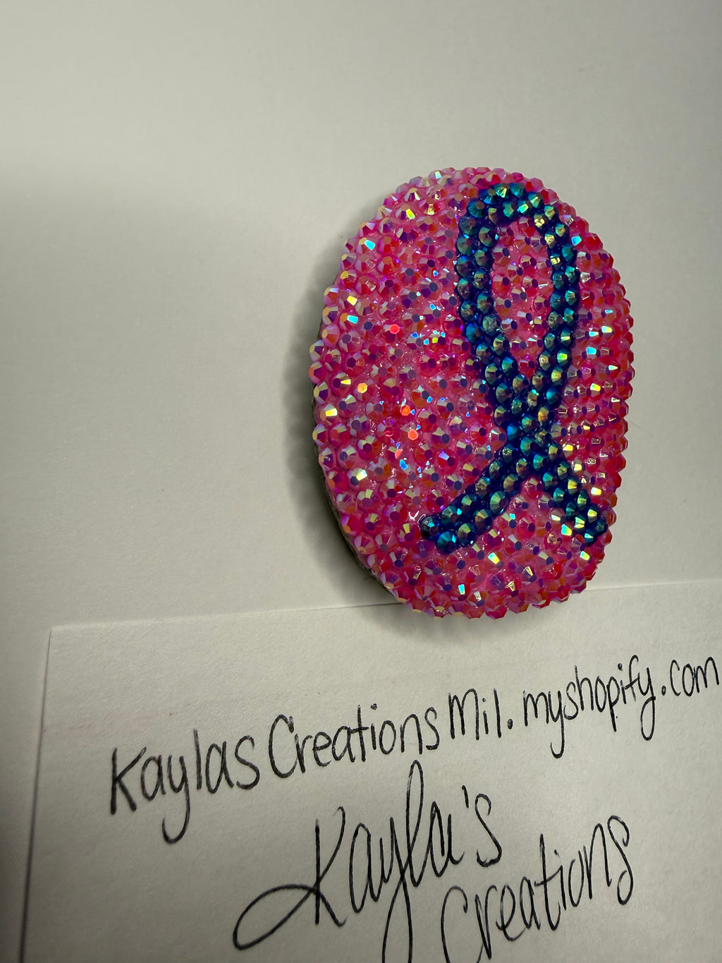 Breast Cancer Ribbon - Rock