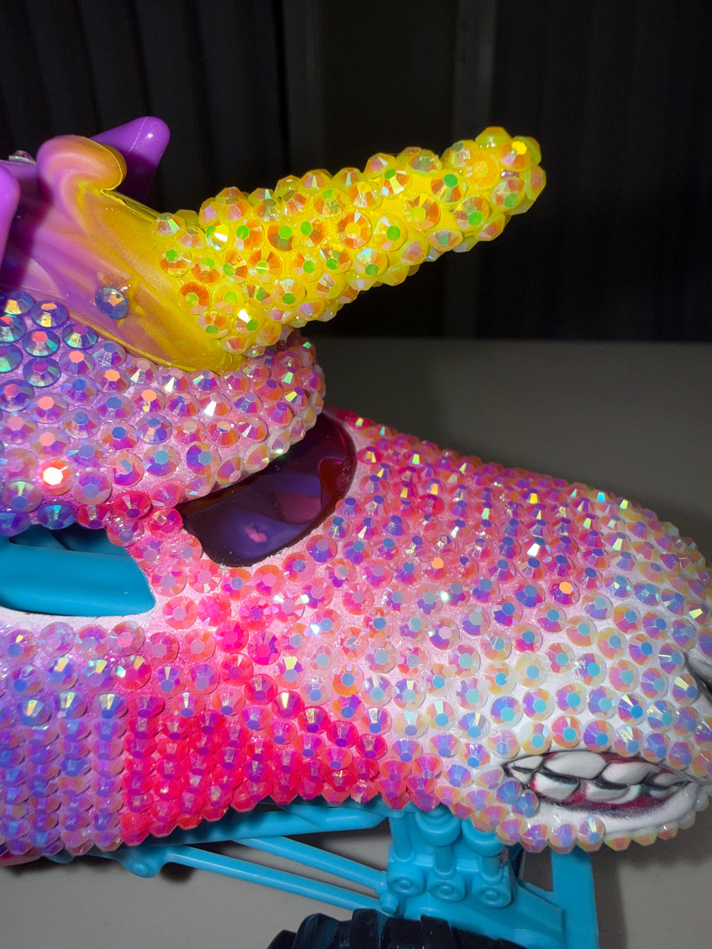 Rhinestoned Unicorn Monster Truck