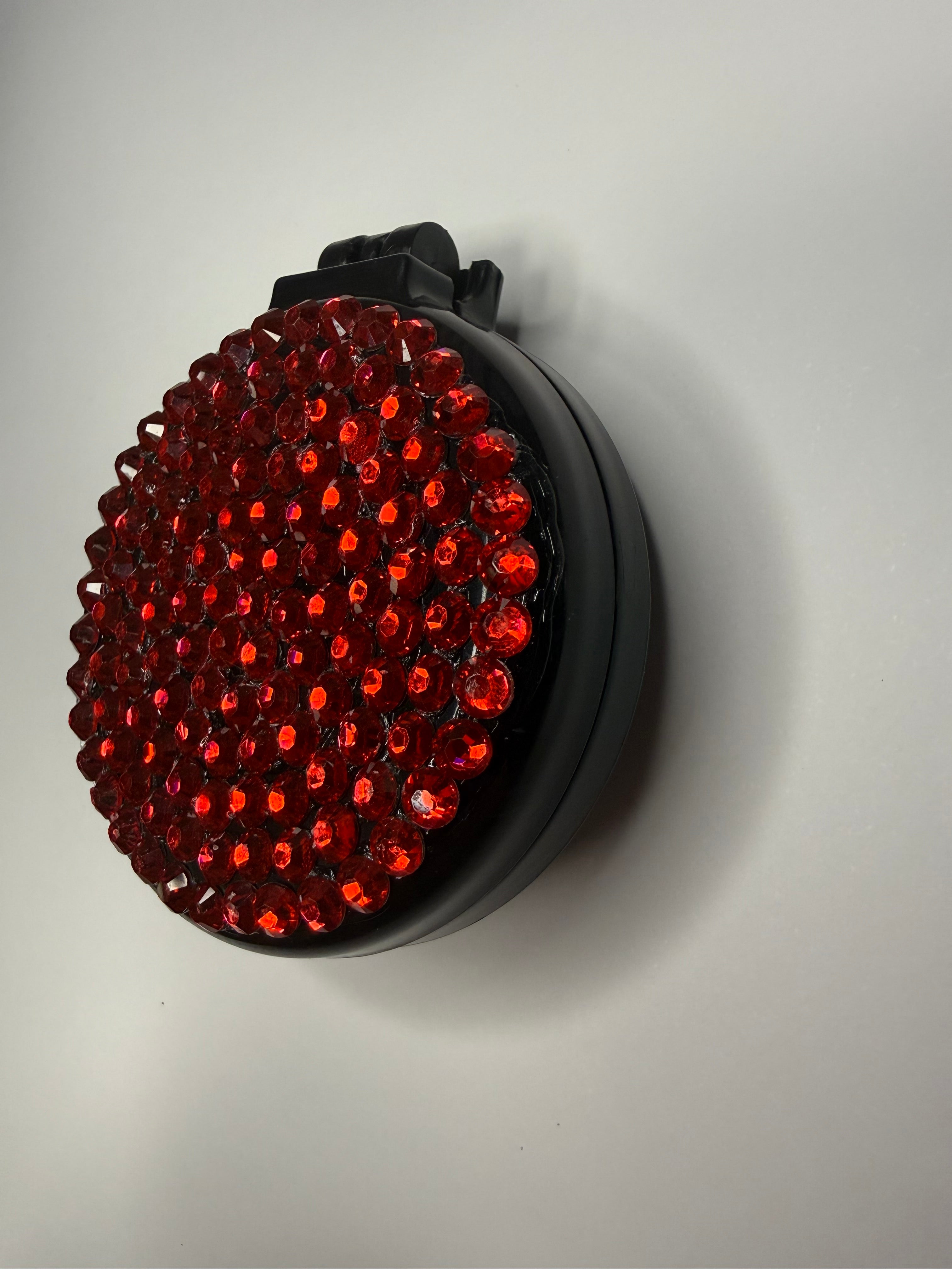 Pocket Mirror Brush - Blood Red