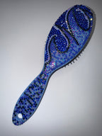 Hairbrush - Dazzled Blue Waves