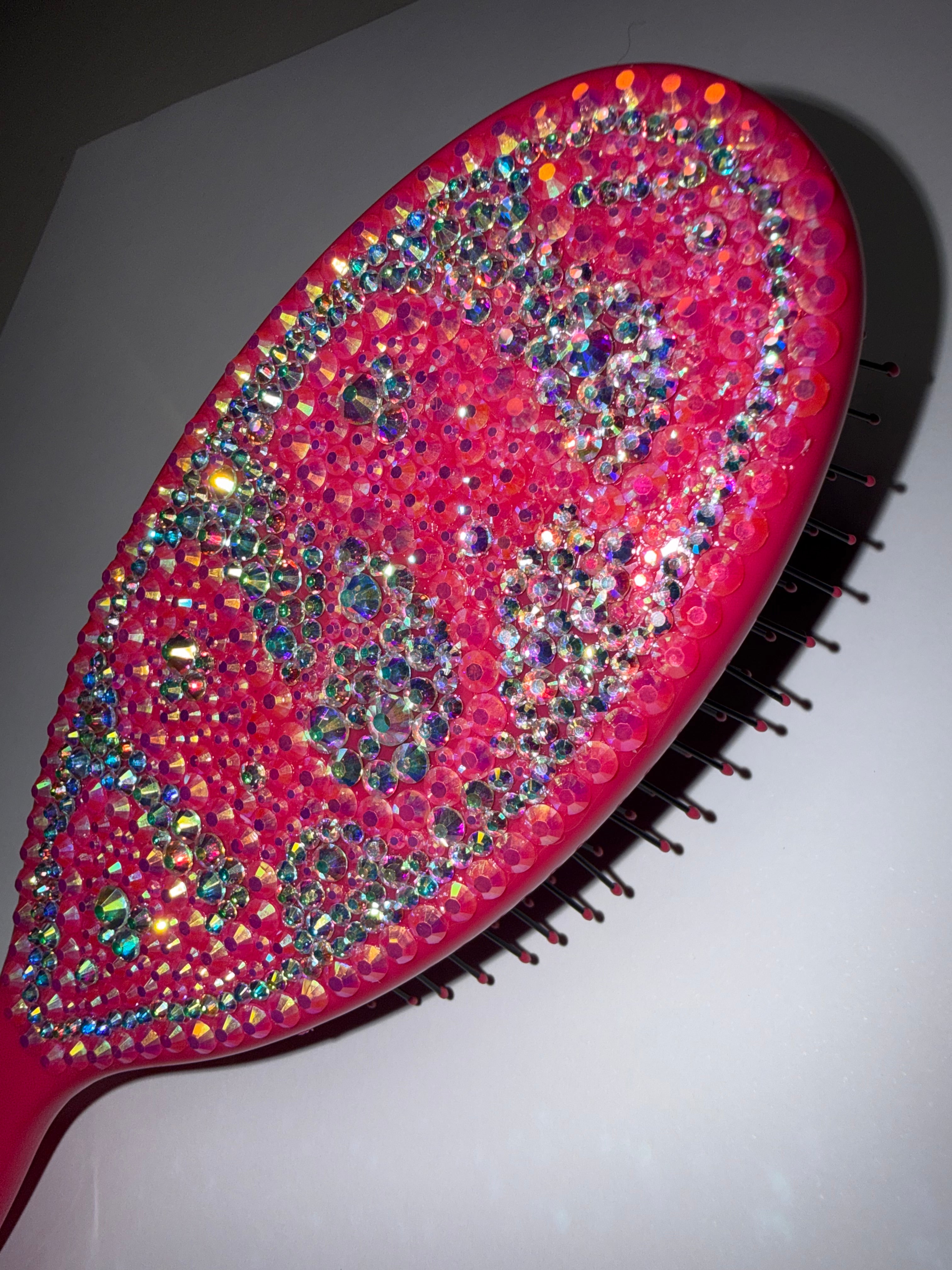 Hairbrush - Dazzled Pink Groovy