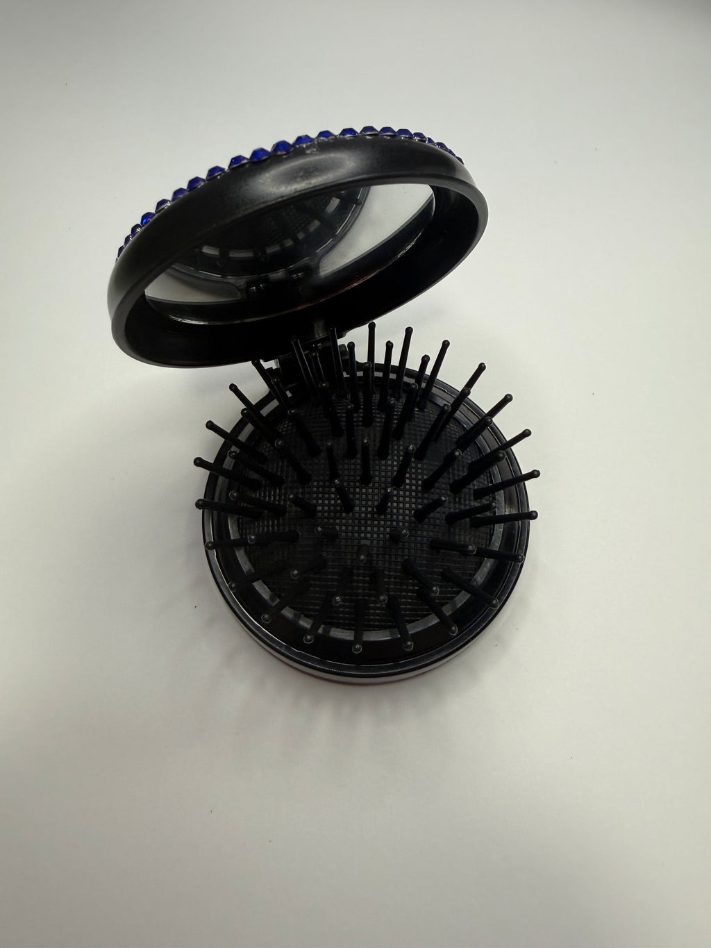 Pocket Mirror Brush - Royal Blue