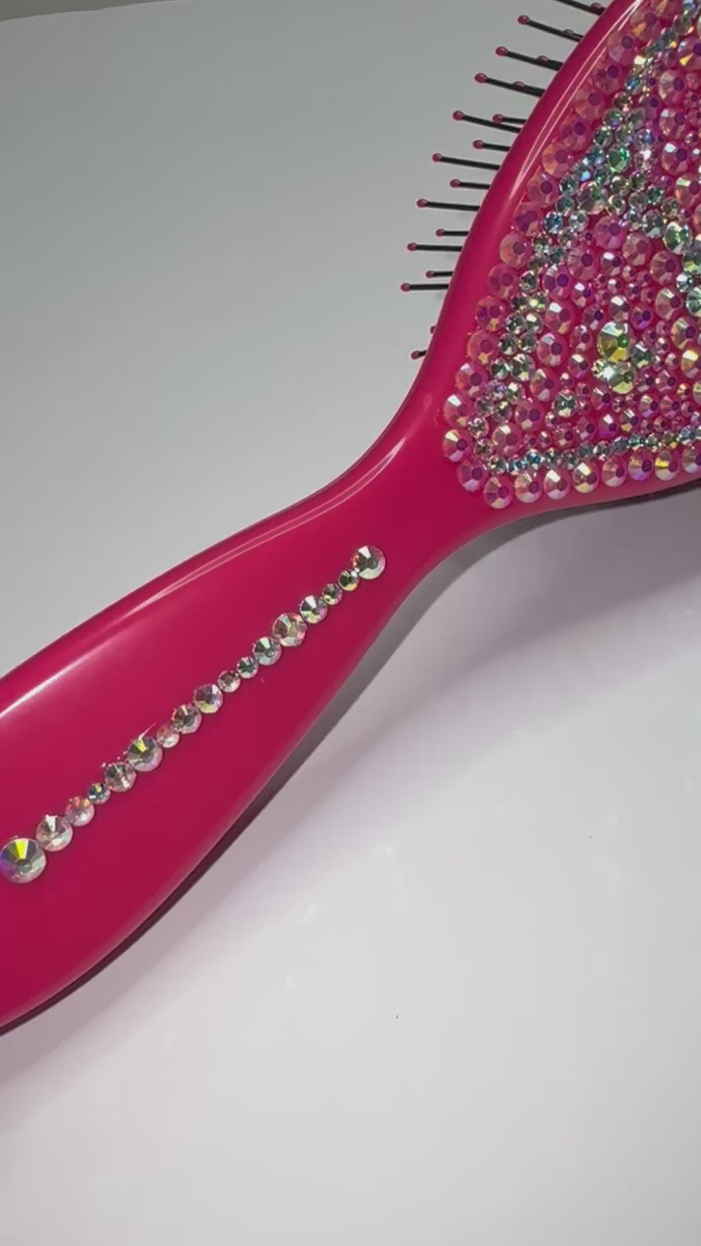 Hairbrush - Dazzled Pink Groovy