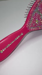 Hairbrush - Dazzled Pink Groovy